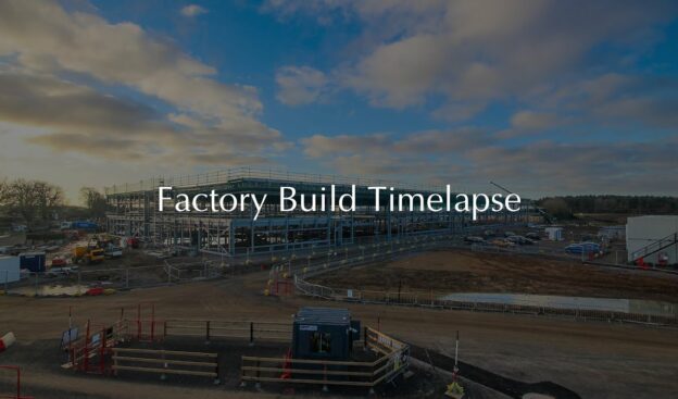 Building timelapse new Aston Martin F1 team factory