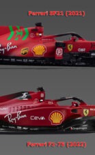 2022 Ferrari F1-75 car launch photos