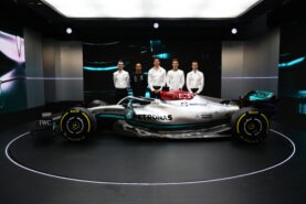 2022 Mercedes W13 F1 car launch photos