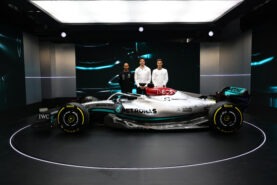 2022 Mercedes W13 F1 car launch photos