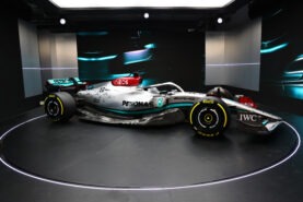 2022 Mercedes W13 F1 car launch photos