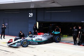 2022 Mercedes W13 F1 car launch photos