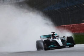 2022 Mercedes W13 F1 car launch photos