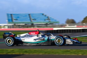 2022 Mercedes W13 F1 car launch photos