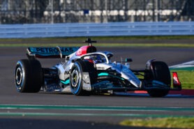 2022 Mercedes W13 F1 car launch photos