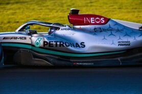 2022 Mercedes W13 F1 car launch photos