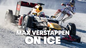 Verstappen On Ice | World Champion Drives the RB8 at Ice GP