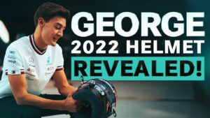 George Russell 2022 Mercedes F1 -kypärä paljastettu!