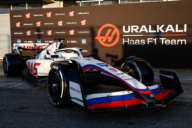 2022 Haas VF-22 F1 car launch photos