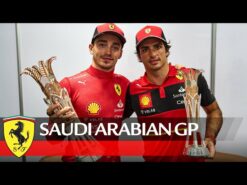 Leclerc & Sainz' Tifosi 2022 Saudi Arabian GP message