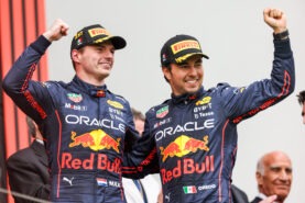 Talking Bull: Verstappen and Pérez interview each other in Baku