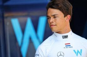 'No idea' about Latifi axe rumours says de Vries