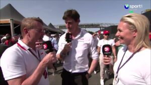 Post-Race Interview Wolff Spanish GP Häkkinen & Kallio