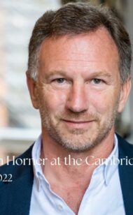 Christian Horner saat diwawancarai Cambridge Union