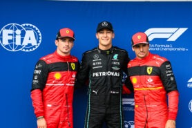 F1-Startaufstellung 2022 Ungarisches GP-Rennen auf dem Hungaroring