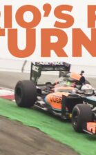 Mario Andretti drives modern McLaren F1 car at Laguna Seca