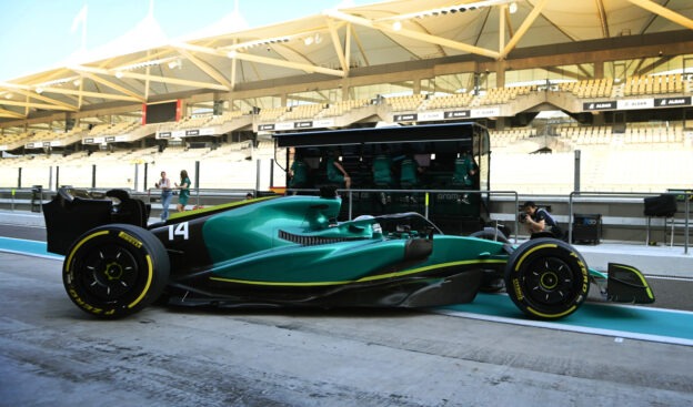 Alonso more than happy after testing current Aston Martin car 1 Alonso more than happy after testing current Aston Martin car