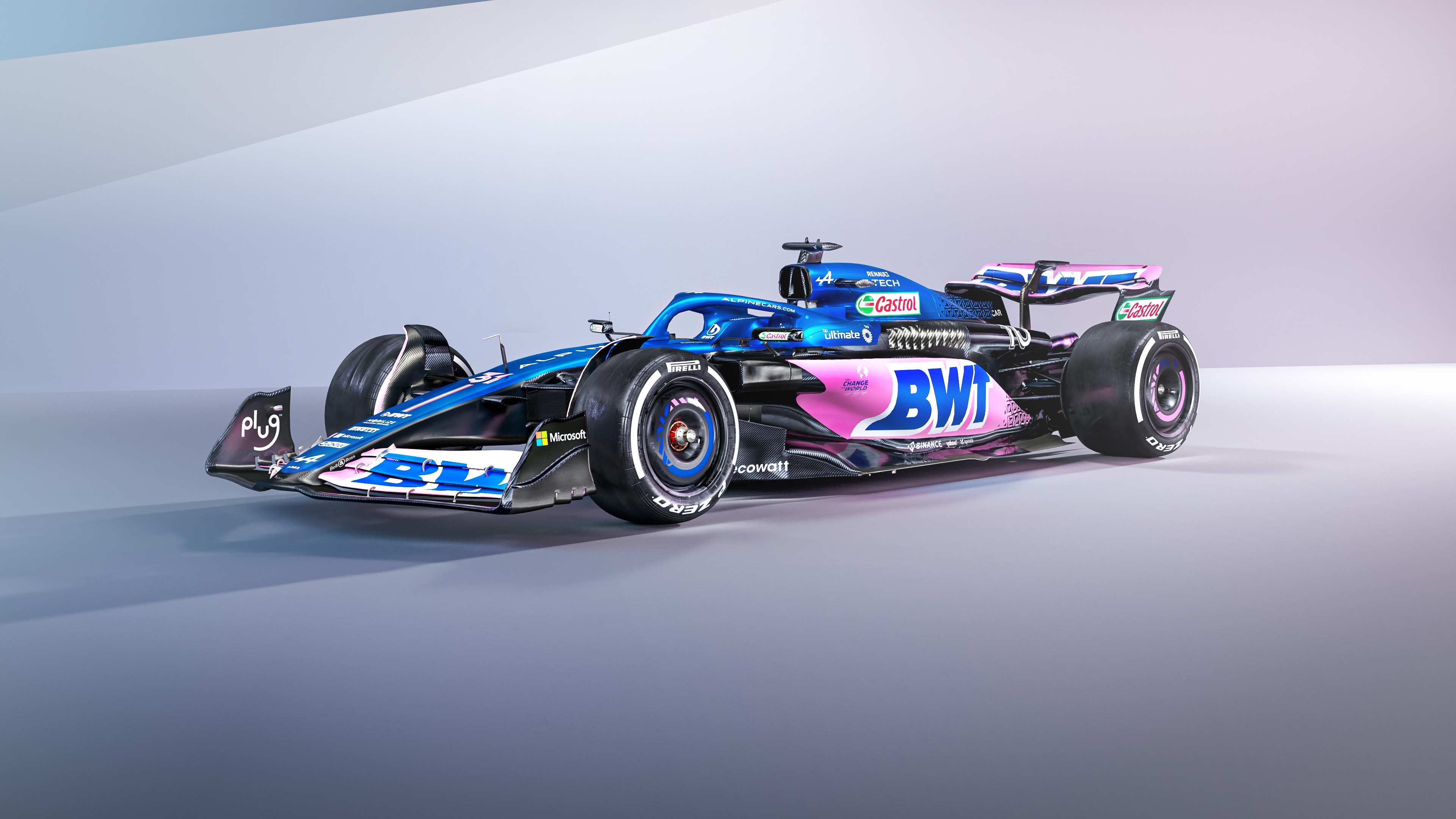 2023 Alpine A523 F1 car launch photos