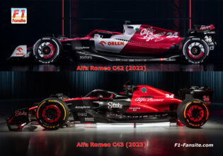 Alfa Romeo C2023 tahun 43 F1 Gambar peluncuran mobil