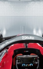 Zhou Guanyu's first drive in the Alfa Romeo C43