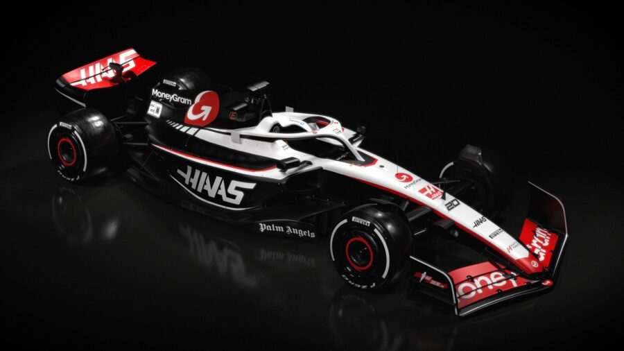 하스 F1 팀이 세련된 2023년형 신형 자동차 도장을 공개