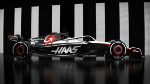 Haas VF23 side view