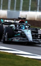 2023 Mercedes W14 Track action