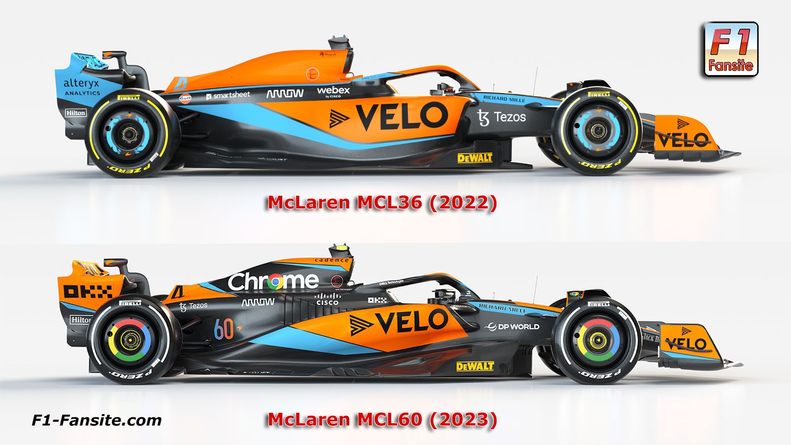 2023 McLaren MCL60 F1 car launch photos