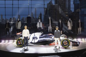 Launch video of the AlphaTauri AT04 F1 car