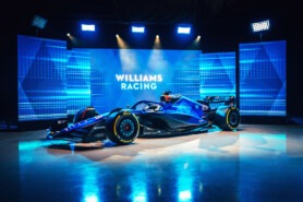 2023 Williams FW45 F1 car launch photos