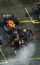 2023 Saudi Arabian F1 Grand Prix Timelapse animation