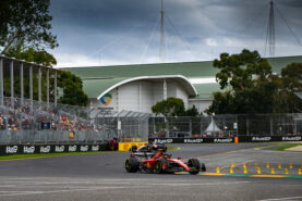 Leclerc's sarcastic remark causes heated exchange with Sainz in media 'pen'