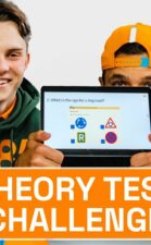 Norris and Piastri take on the British driving theory test