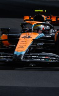 2025 F1 Champion Lando Norris Driving the MCL60 at Goodwood