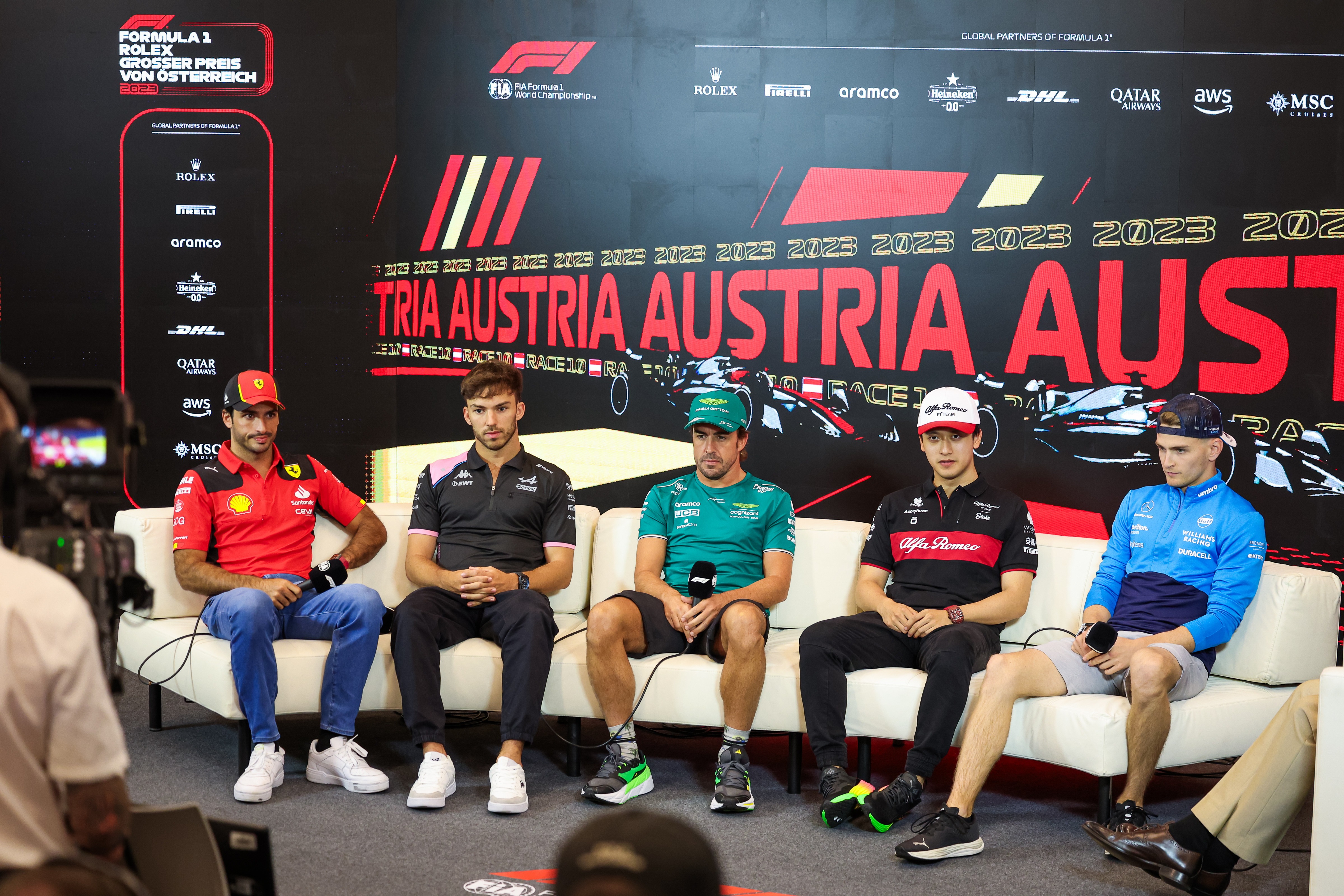 Classificação dos pilotos de F1 após a corrida de sprint do Grande Prêmio  da Áustria de