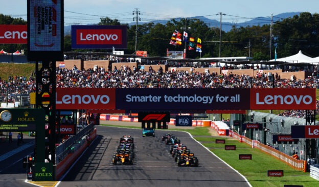 F1 Starting Grid 2024 Japanese GP Race at Suzuka circuit