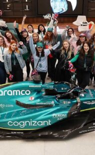 Aston Martin F1 Team welcomes Girls Across The Grid