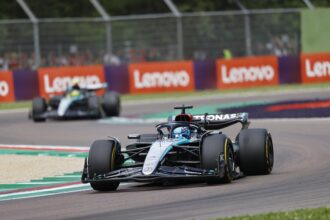 Formel 1 - Mercedes-AMG Petronas Motorsport, Großer Preis der Emilia Romagna 2024. George Russell F1 - Mercedes-AMG Petronas Motorsport, Emilia Romagna GP 2024. Τζορτζ Ράσελ