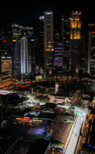 2024 Singapur F1 Animierter Zeitraffer des Grand Prix
