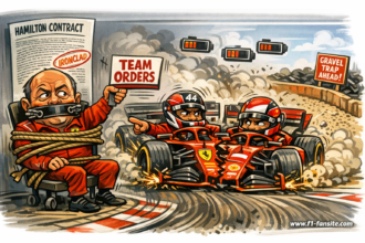 Hamiltons Vertrag schränkt Ferraris Kontrolle ein, während die Spannungen um Leclerc zunehmen