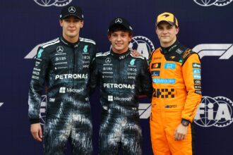 Russell brushes off Antonelli surge as Mercedes lift updates
