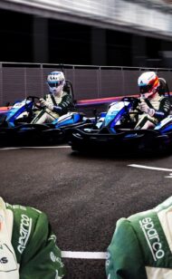 Williams: Sainz and Albon Battle It Out in a Karting Showdown