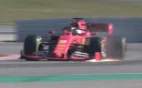Vettel ferrari crash 2019 testing