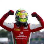 HUNGARORING, HUNGARY - AUGUST 04: HUNGARORING, HUNGARY - AUGUST 04: Race winner Mick Schumacher (DEU, PREMA RACING) celebrates in parc ferme during the Hungaroring at Hungaroring on August 04, 2019 in Hungaroring, Hungary. (Photo by Joe Portlock / LAT Images / FIA F2 Championship) during the Hungaroring at Hungaroring on August 04, 2019 in Hungaroring, Hungary. (Photo by Joe Portlock / LAT Images)